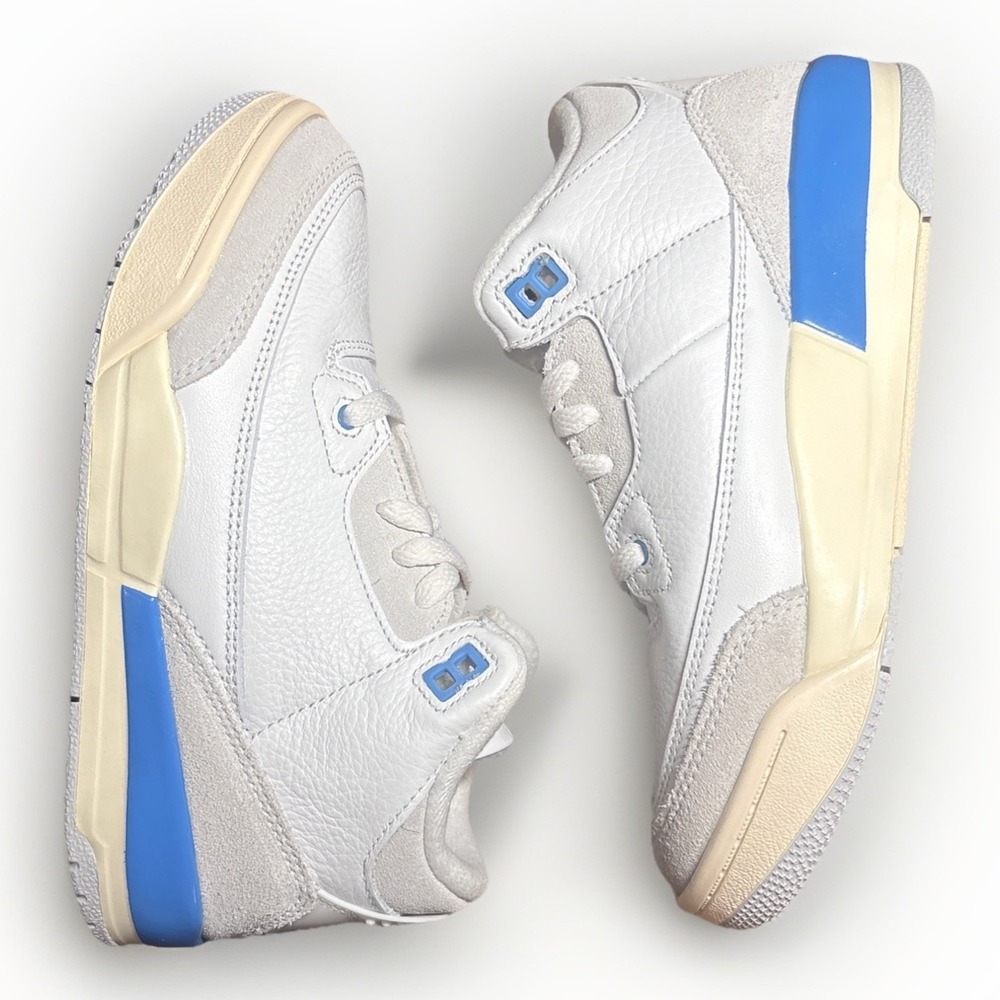 Little Kid's Jordan 3 Retro "Lucky Shorts" Summit Wht/Blue (DM0966 101) 1.5 Y - Picture 6 of 9